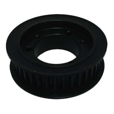 B&B Manufacturing F42-8MX21-SH, Timing Pulley, Cast Iron, Black Oxide,  F42-8MX21-SH